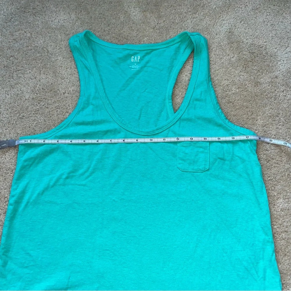 Gap Women’s Green Scoop Neck Tank Top - Size M - EUC - 100% Cotton - Picture 6 of 6